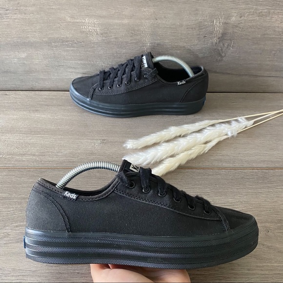 Keds Black Platform Sneakers